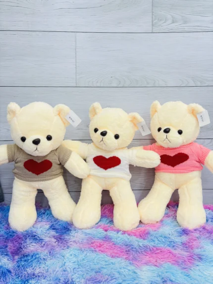 Oso Camisa Corazón 50cm