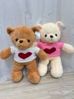 Oso Camisa Corazón 50cm
