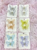 Mini Ganchetas de mariposa